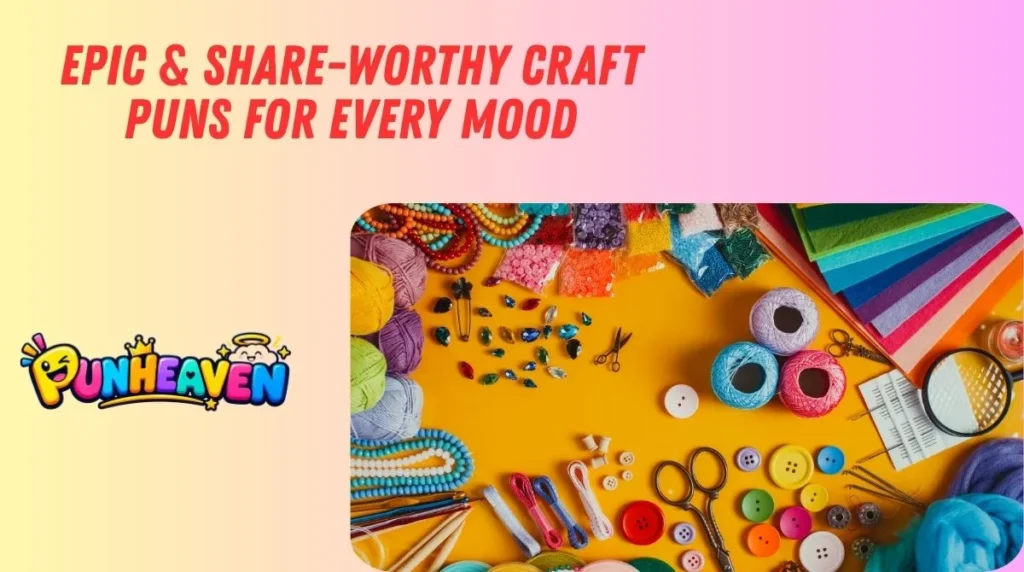 Epic & Share-Worthy Craft Puns for Every Mood