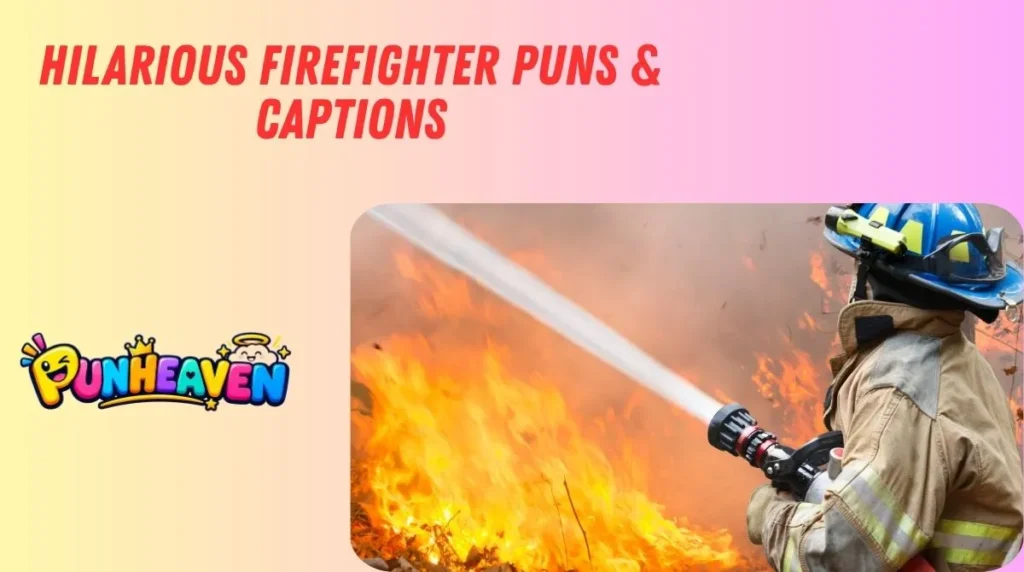Hilarious Firefighter Puns & Captions