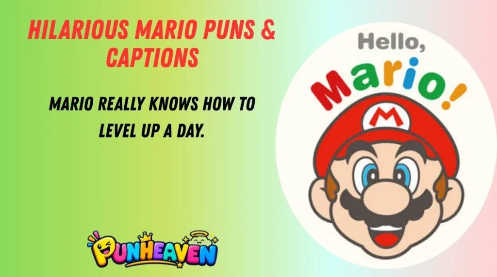 Hilarious Mario Puns & Captions