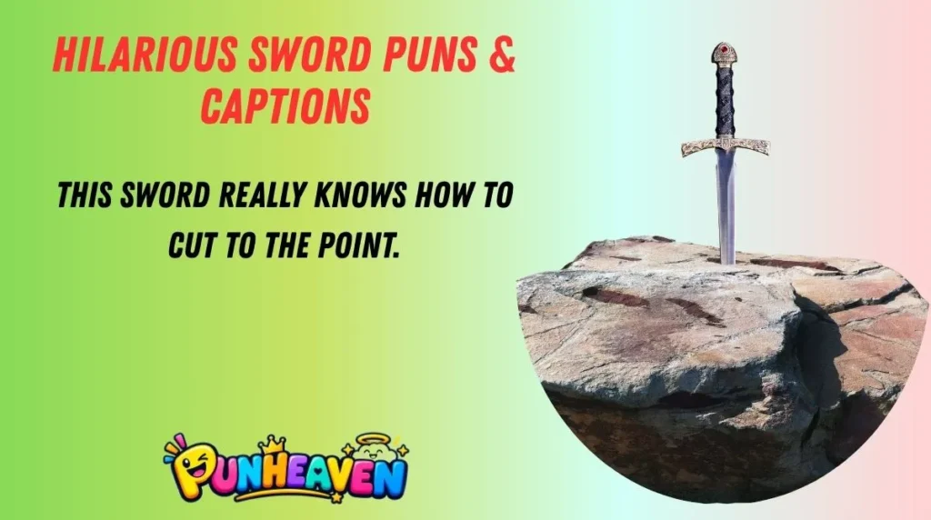 Hilarious Sword Puns & Captions