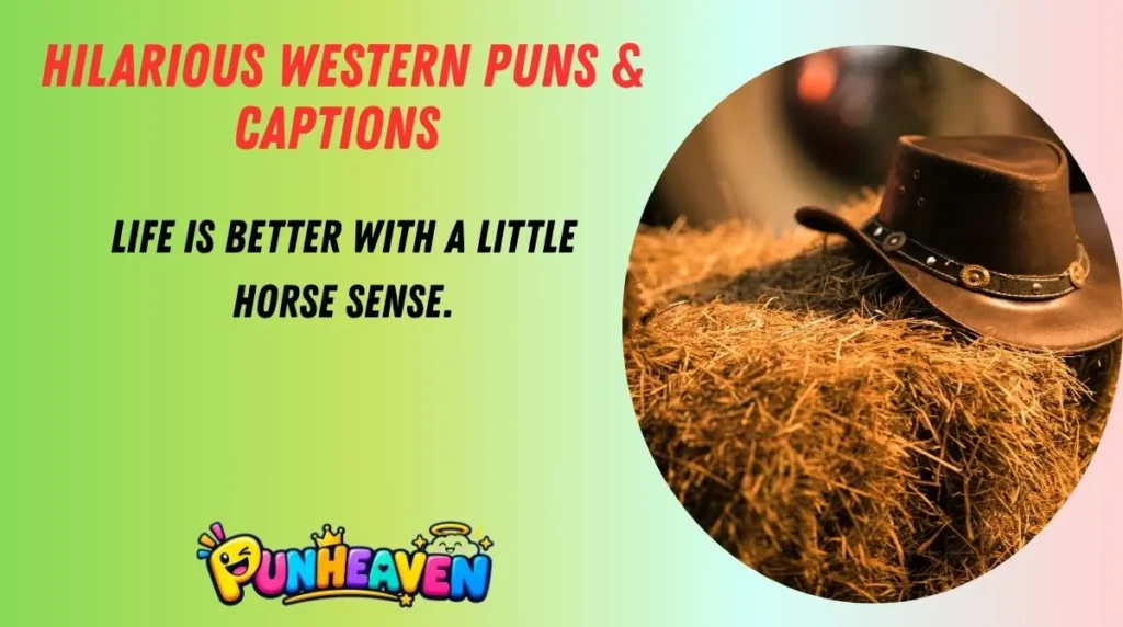 Hilarious Western Puns & Captions