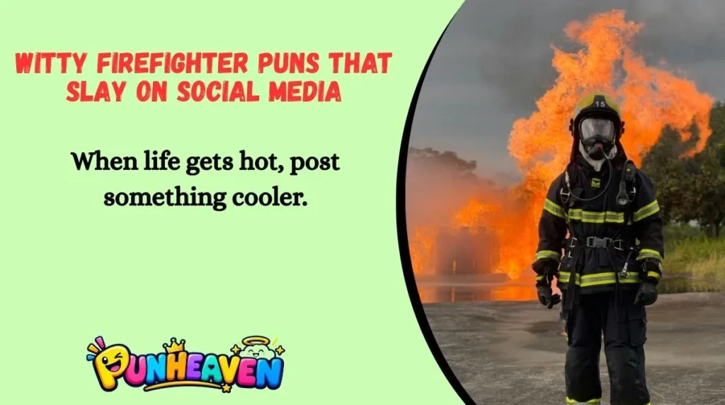 Witty Firefighter Puns That Slay on Social Media
