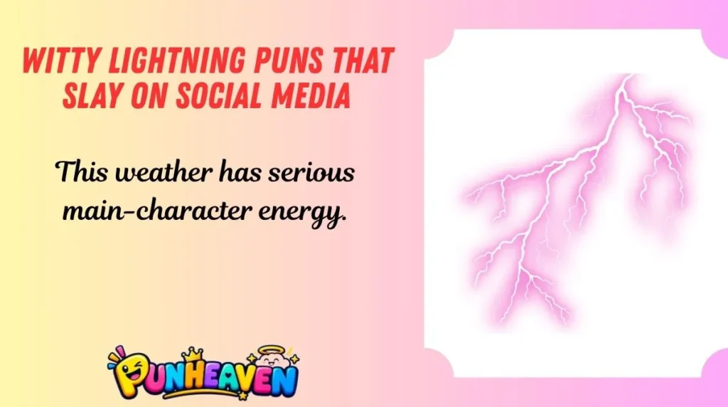Witty Lightning Puns That Slay on Social Media