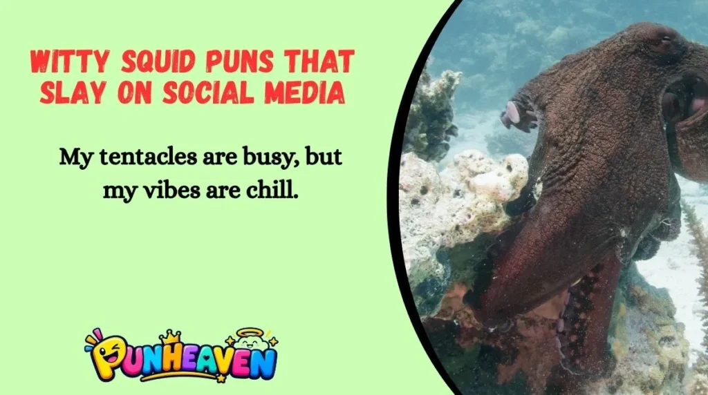 Witty Squid Puns That Slay on Social Media