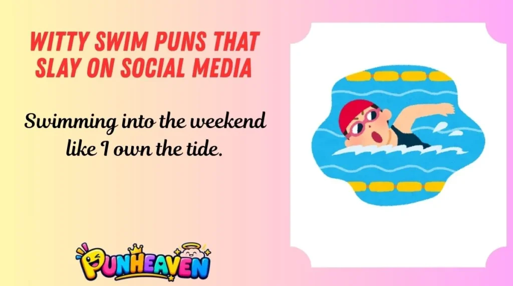 Witty Swim Puns That Slay on Social Media