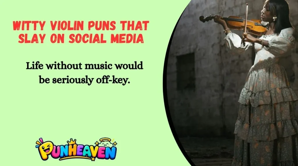 Witty Violin Puns That Slay on Social Media
