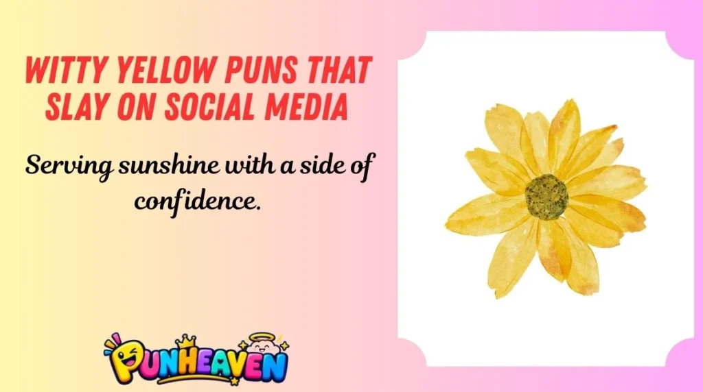 Witty Yellow Puns That Slay on Social Media