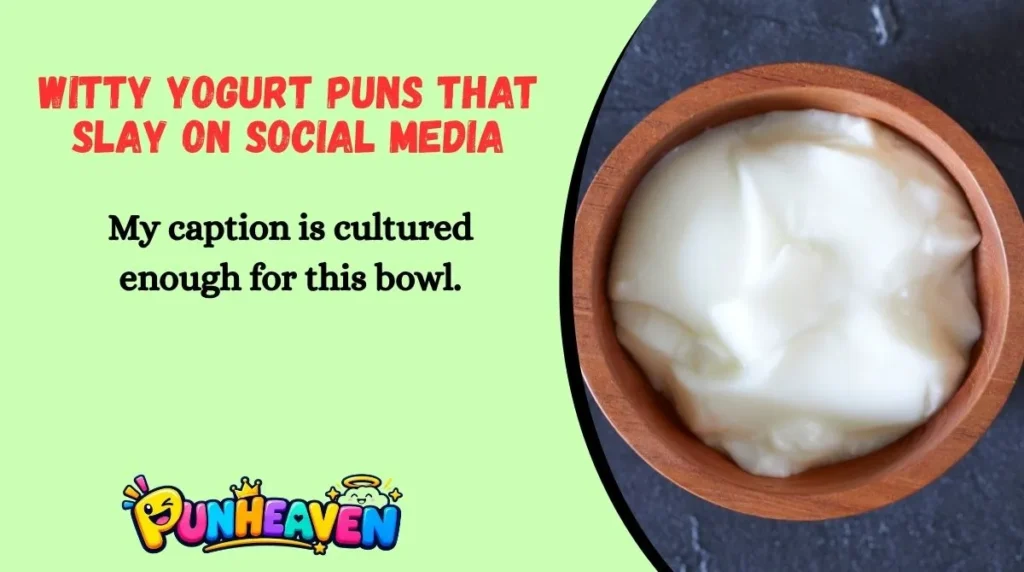 Witty Yogurt Puns That Slay on Social Media