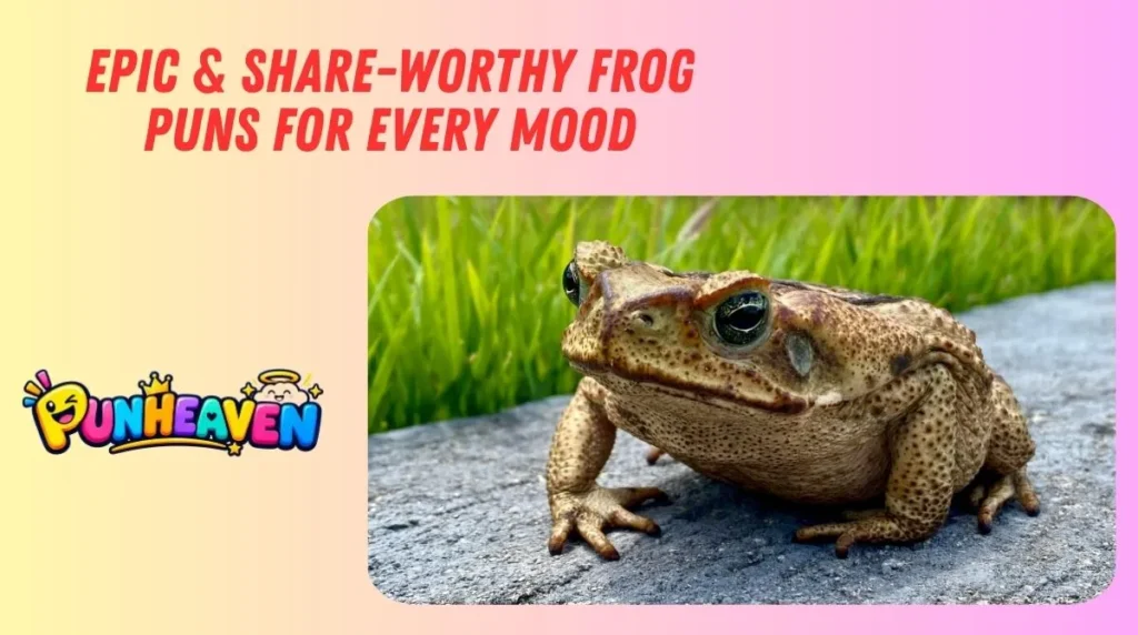 Epic & Share-Worthy Frog Puns for Every Mood