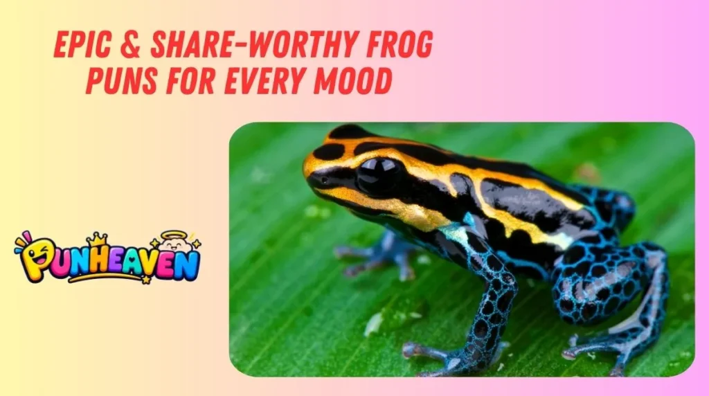 Epic & Share-Worthy Frog Puns for Every Mood 