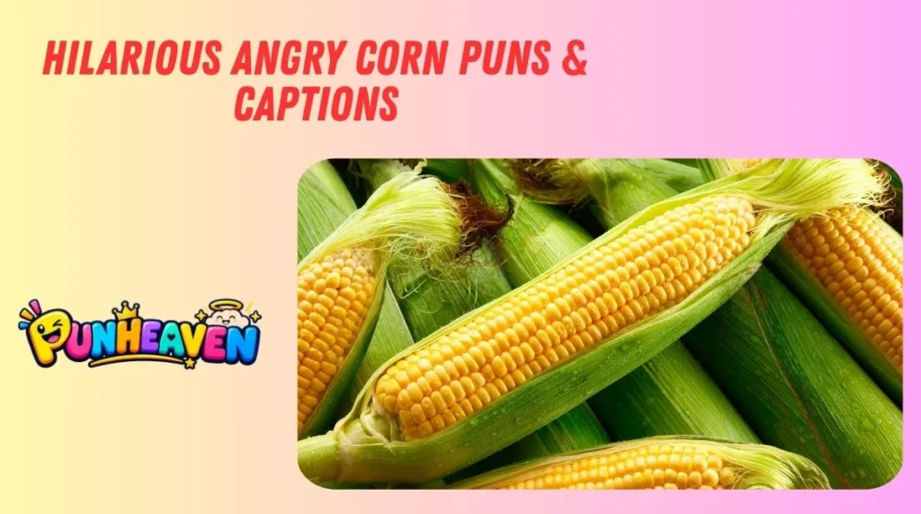 Hilarious Angry Corn Puns & Captions