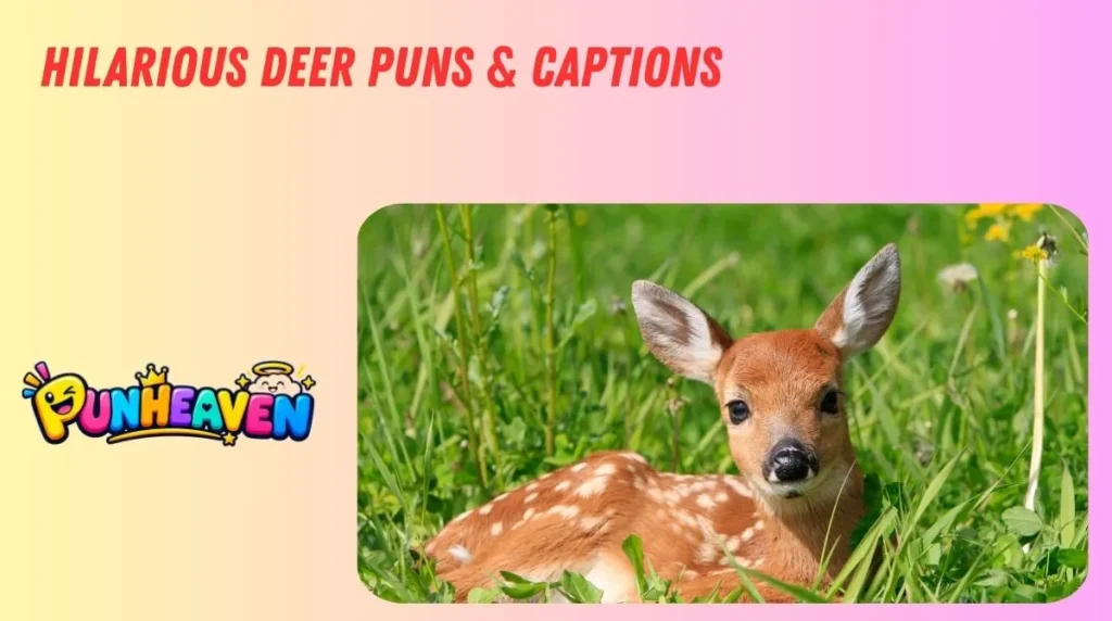 Hilarious Deer Puns & Captions