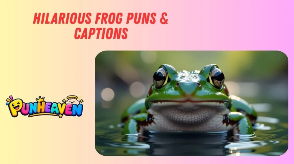 Hilarious Frog Puns & Captions