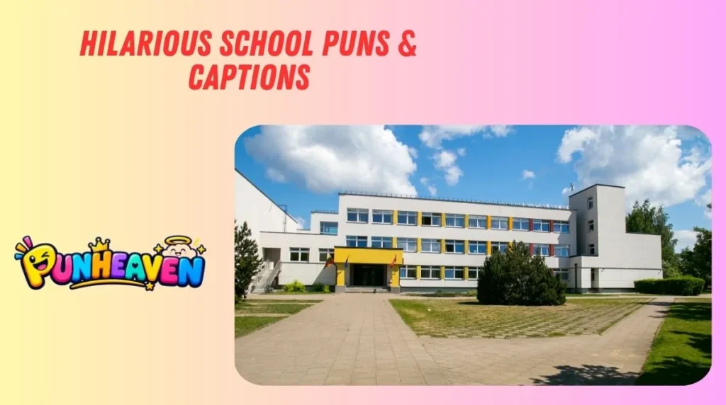 Hilarious School Puns & Captions