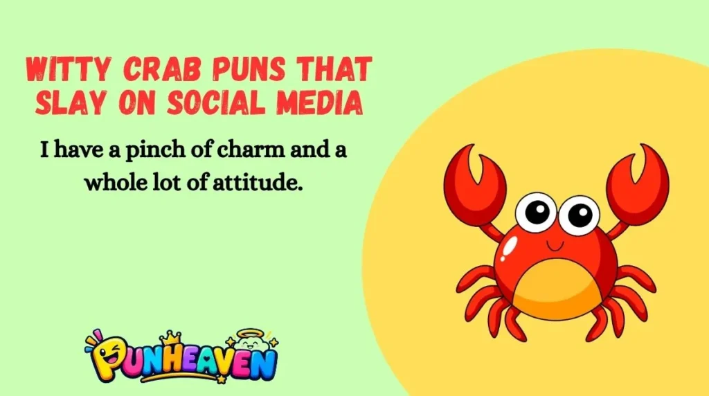 Witty Crab Puns That Slay on Social Media