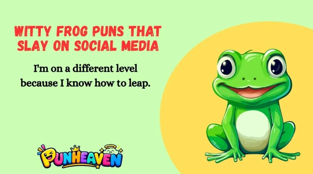 Witty Frog Puns That Slay on Social Media