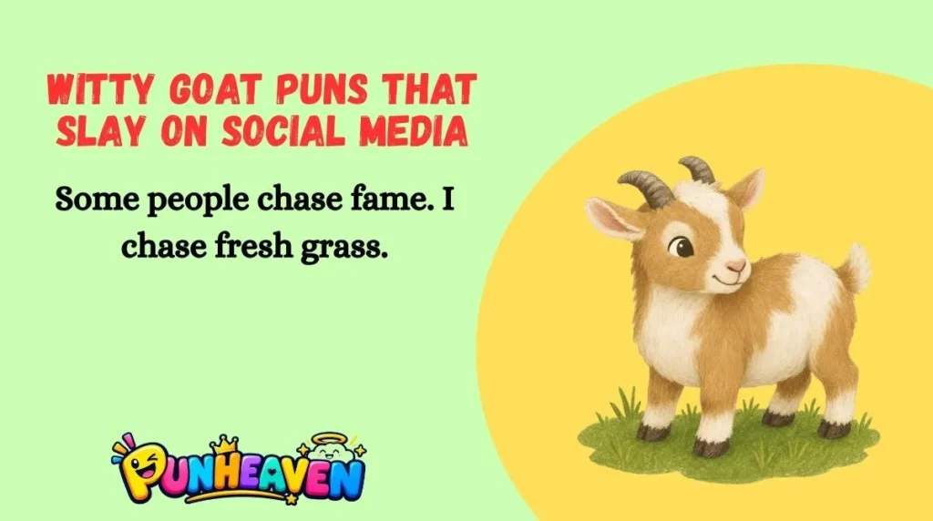 Witty Goat Puns That Slay on Social Media