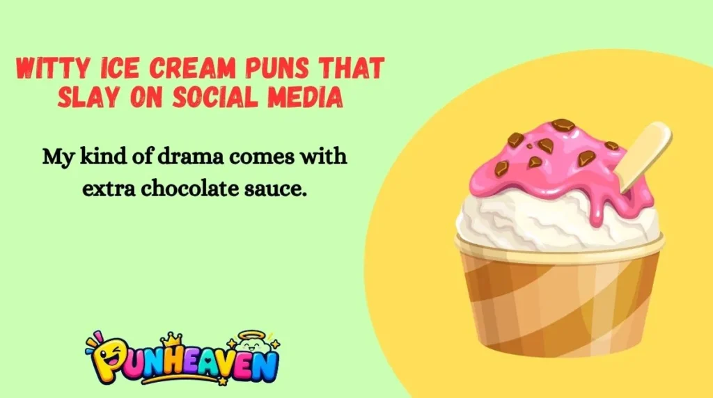 Witty Ice Cream Puns That Slay on Social Media