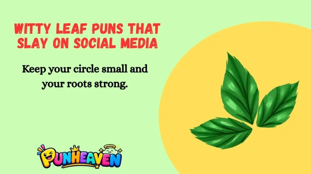 Witty Leaf Puns That Slay on Social Media