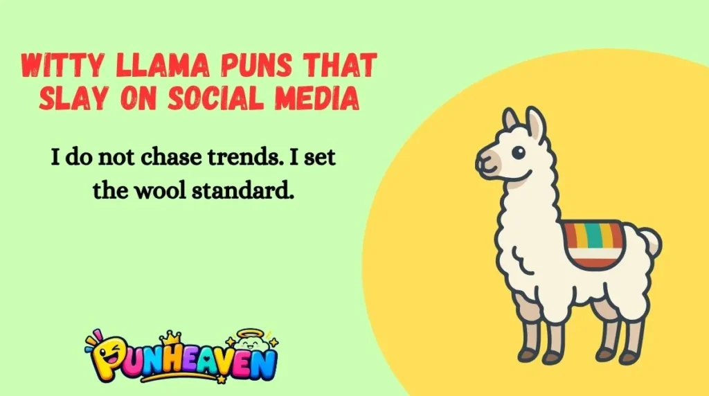 Witty Llama Puns That Slay on Social Media