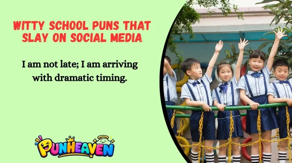 Witty School Puns That Slay on Social Media