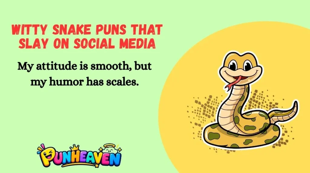Witty Snake Puns That Slay on Social Media