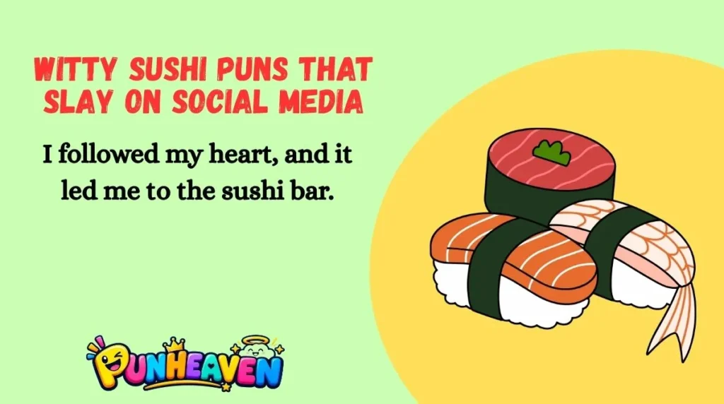 Witty Sushi Puns That Slay on Social Media