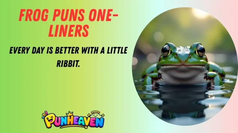 Frog Puns One-Liners
